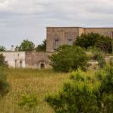 In lontananza scorgiamo il primo tesoro del quadrilatero: il prospetto di masseria Costantino, dimora fortificata a tre livelli eretta tra il XVI e XVII secolo, sulla quale spicca un comignolo a punta
